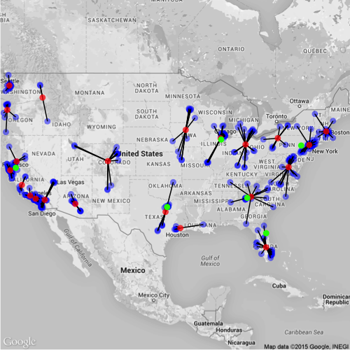 Trader Joe's Predicted Warehouse Locations